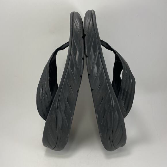 Hoka One One Ora Recovery Flip Flop Mens 10 Black Comfort Sandals, Womens 12 main image 6